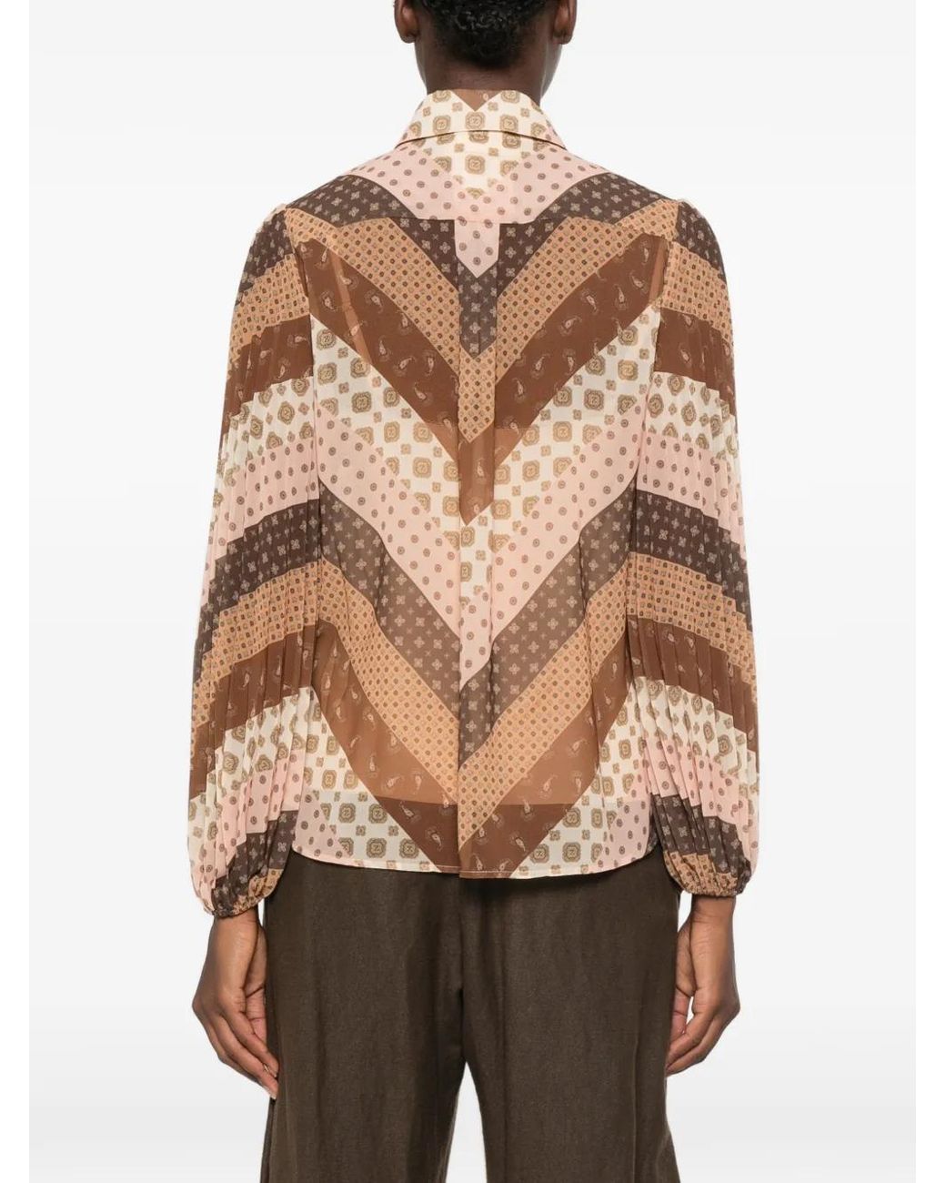 Zimmermann Natural Sunray Collar Shirt