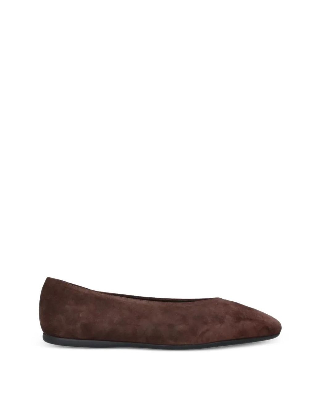Ballerines En Daim Prada en coloris Brown