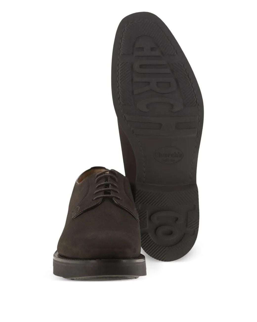 Church's Brown Lace-Up Derby Shoes for men