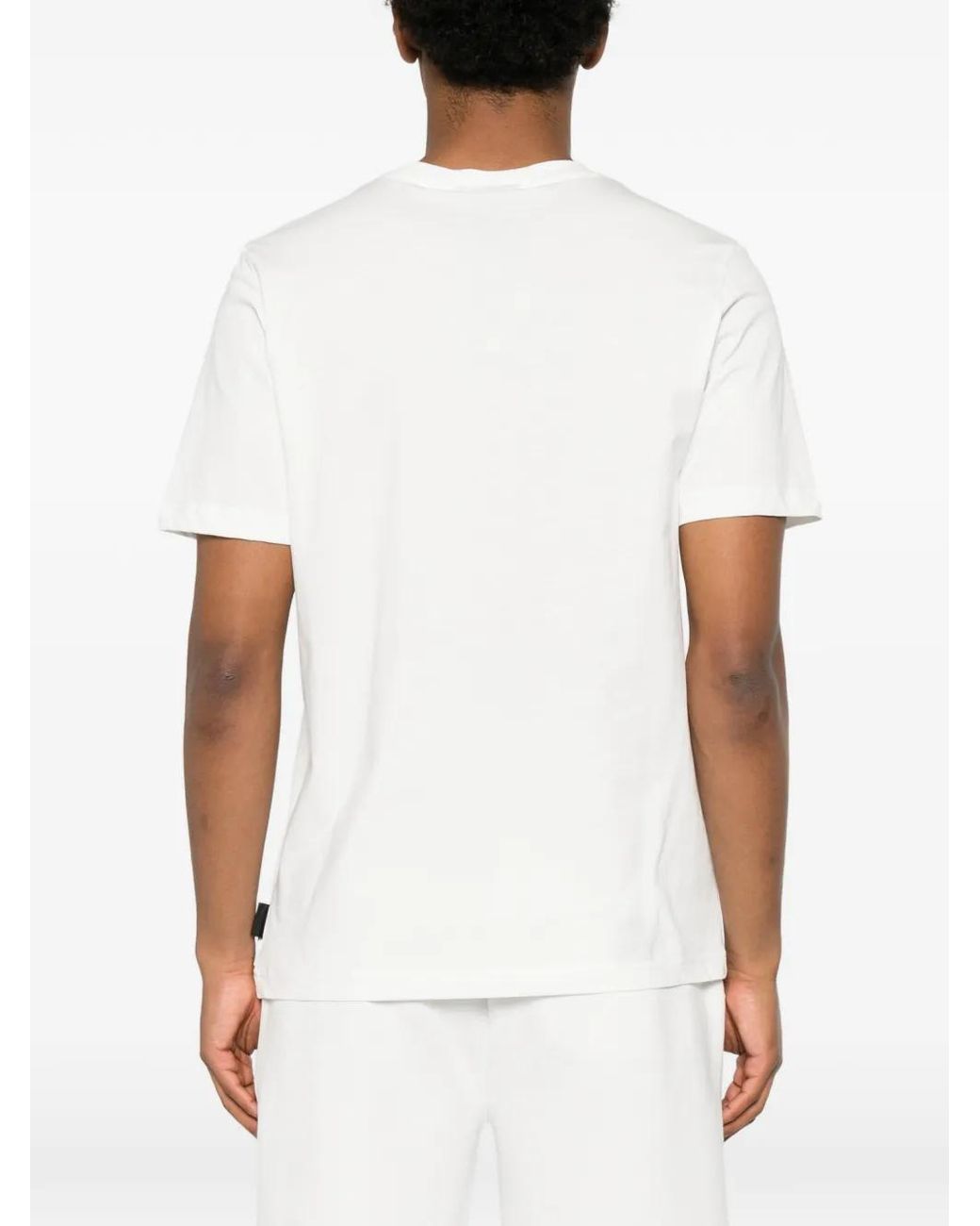 OUTHERE White Logo-Patch T-Shirt for men