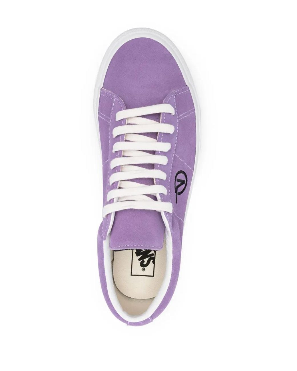 Vans Purple Sid Suede Low-Top Sneakers for men