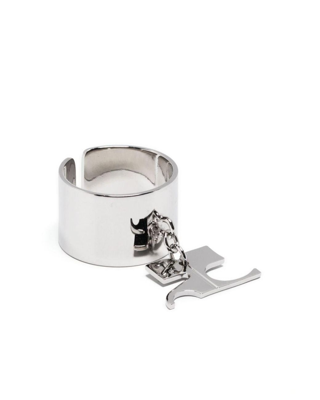 Courreges Ac Charm Ring in White | Lyst