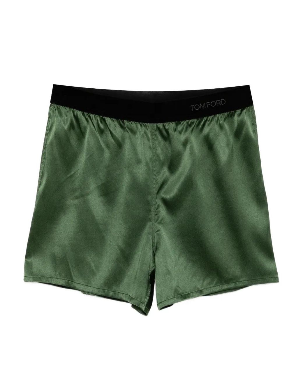 Tom Ford Green Solid Shorts