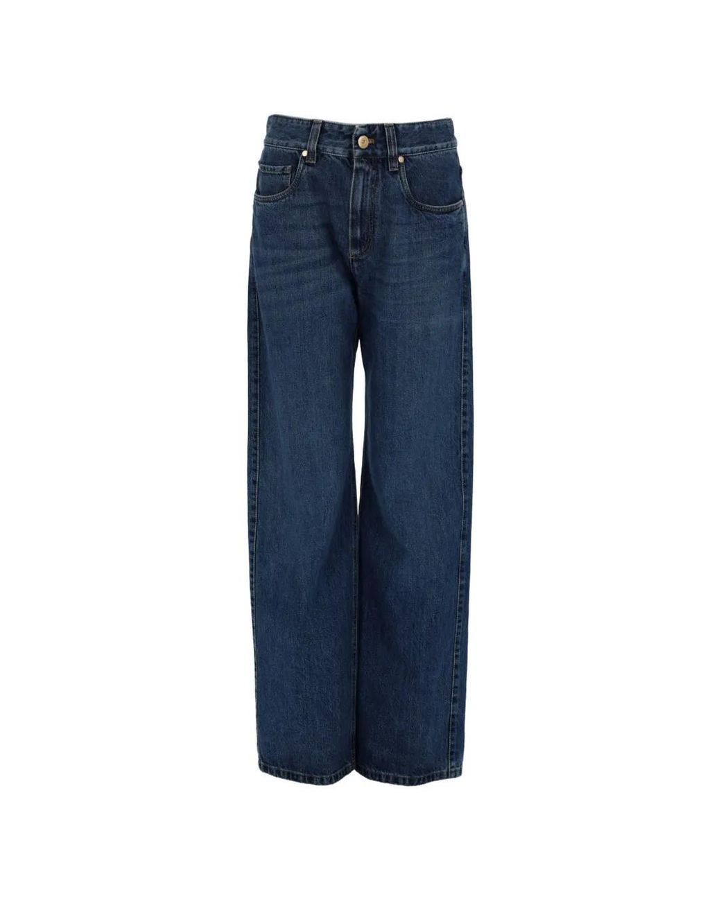 Vaqueros Anchos Brunello Cucinelli de color Blue