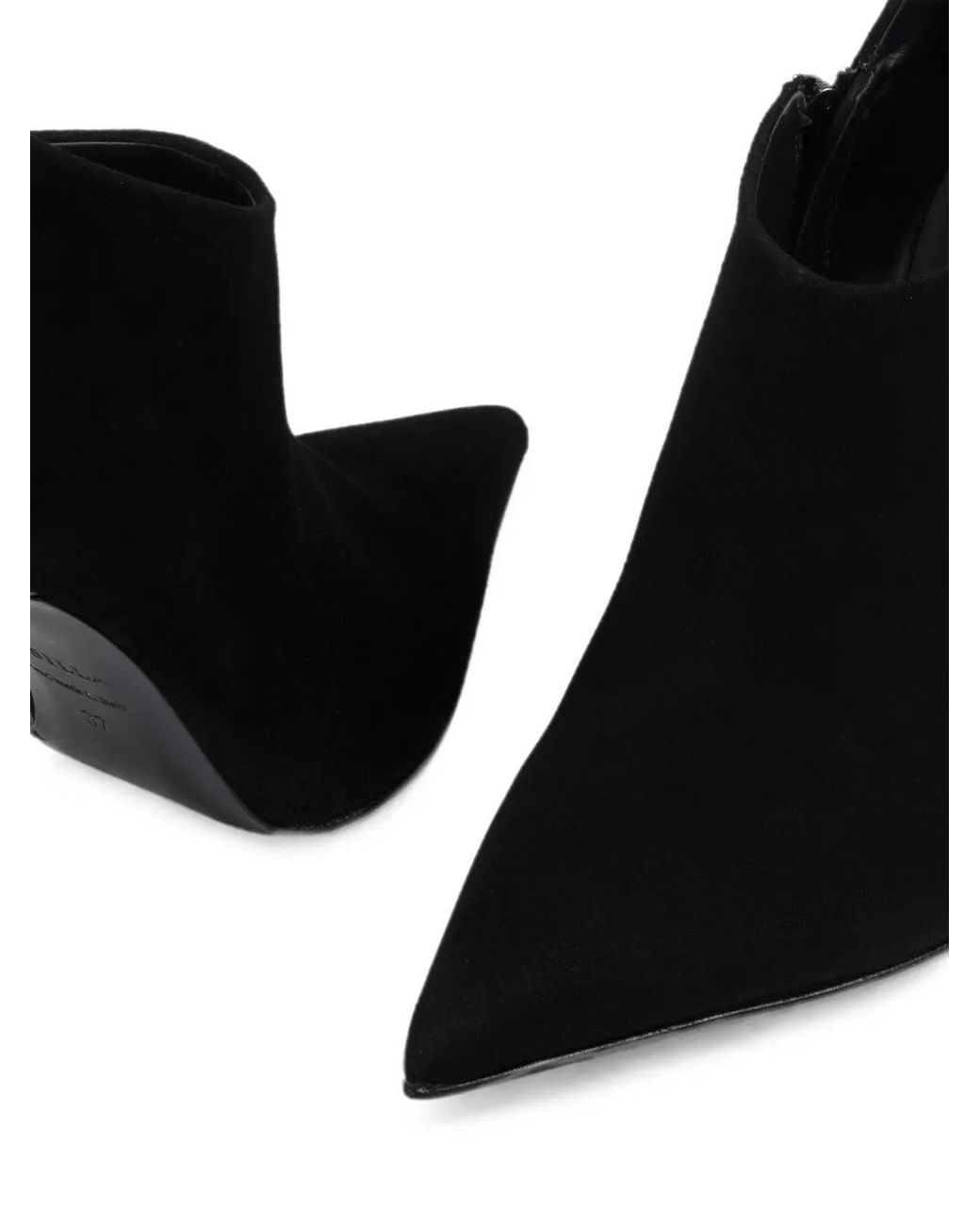 Le Silla Black Bella Suede Ankle Boots