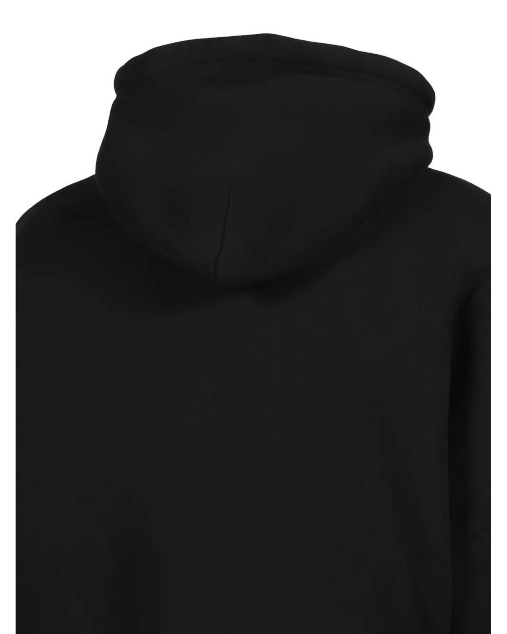 ARNODEFRANCE Black Hoodie Crop À Logo Imprimé for men