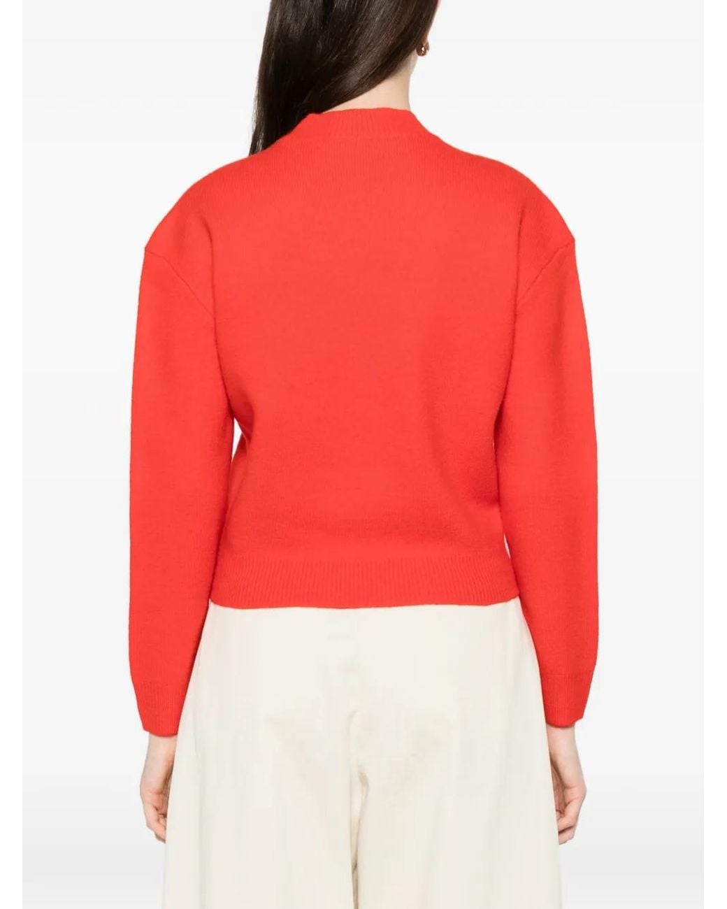 A.P.C. Red Crew-Neck Seater