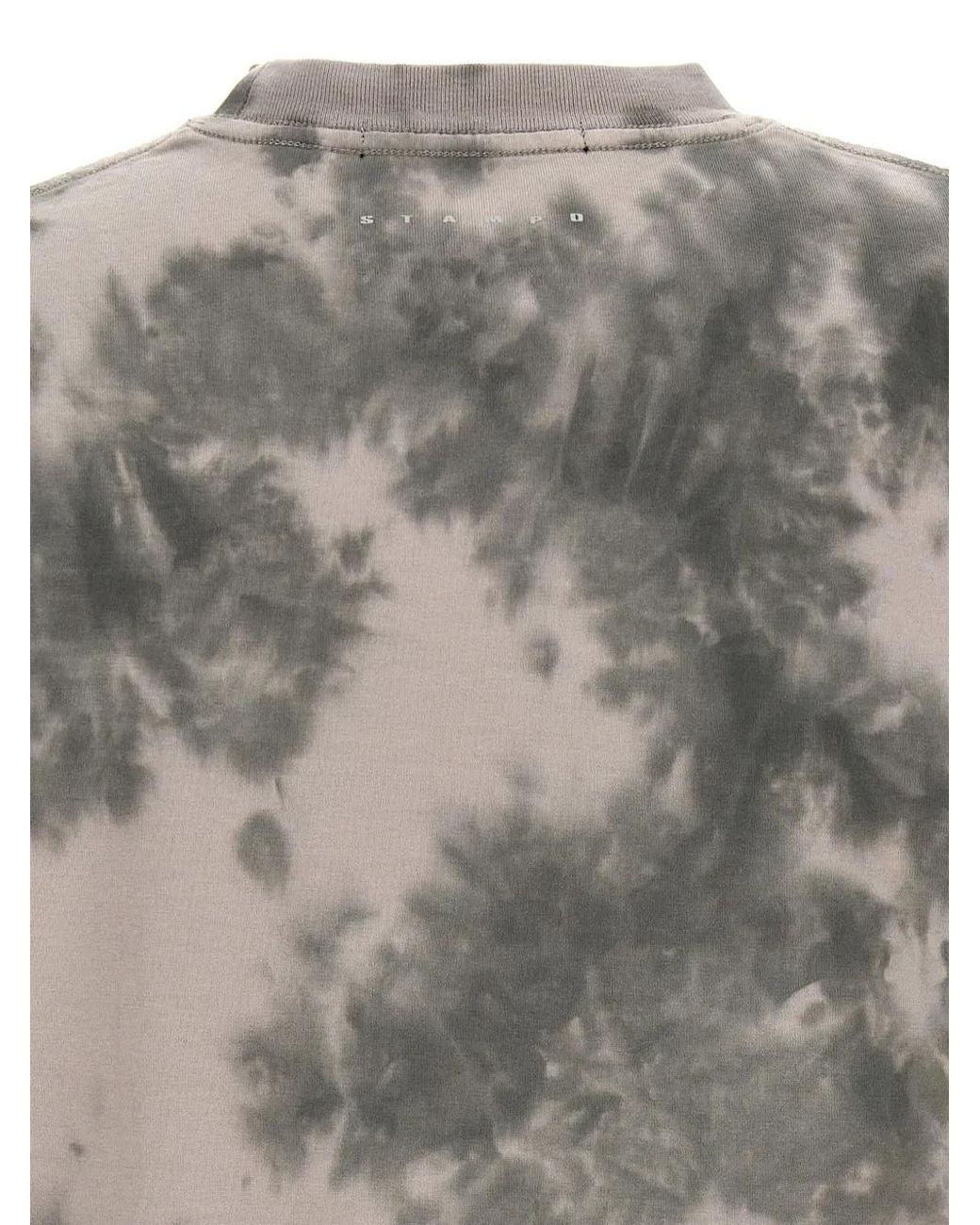Stampd Gray Tie-Dye Strike T-Shirt for men