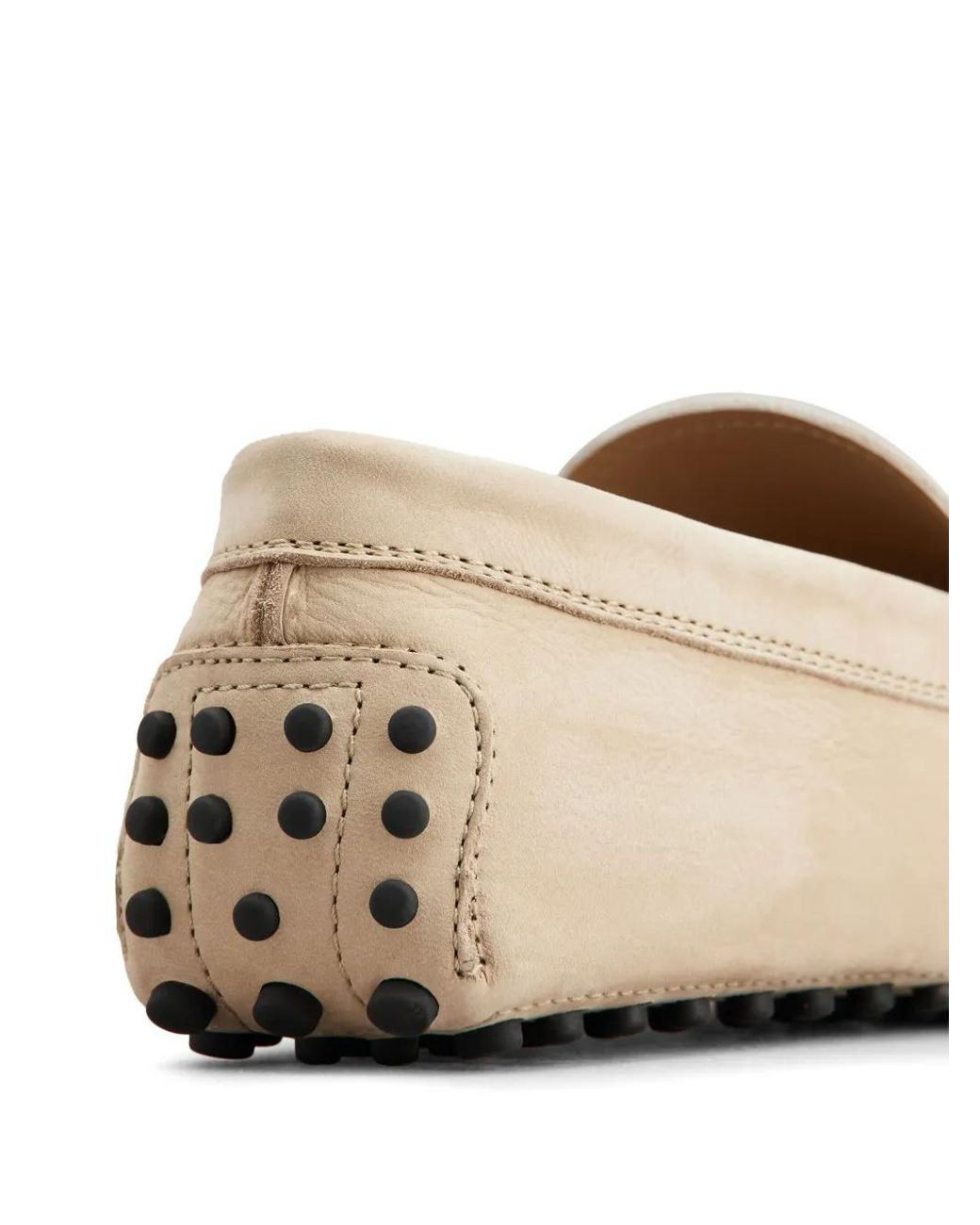 Tod's Natural Logo-Debossed Leather Loafers for men