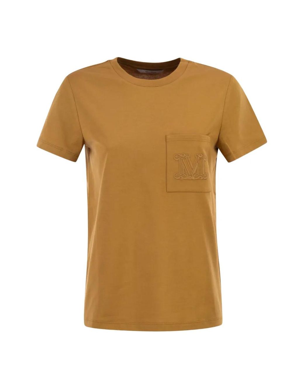 Max Mara Natural Papaia Chest-Pocket T-Shirt