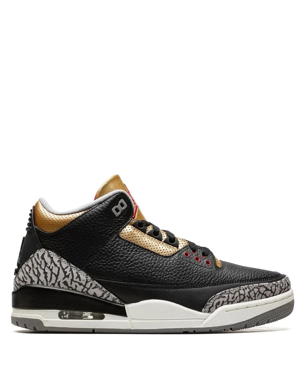 Nike Black Air 3 Cement" Sneakers