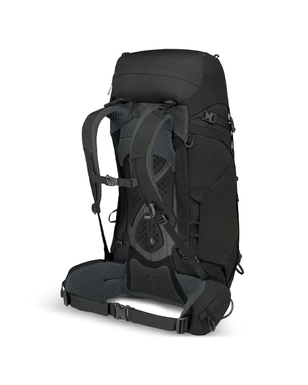 Osprey Black Kestrel 48 Zippered Backpack