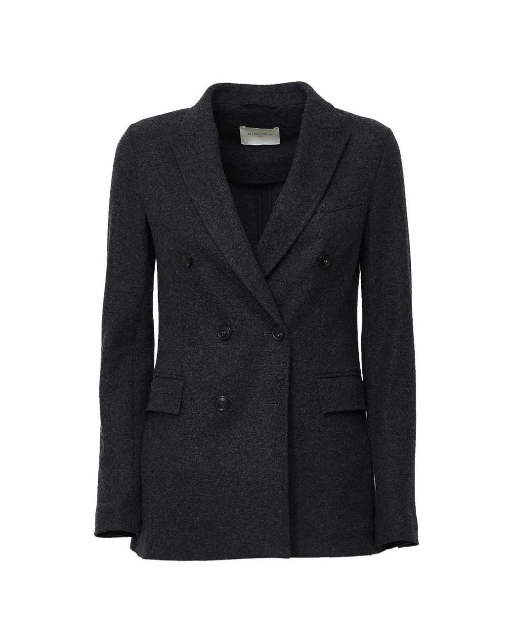 Circolo 1901 Black Double-Breasted Blazer