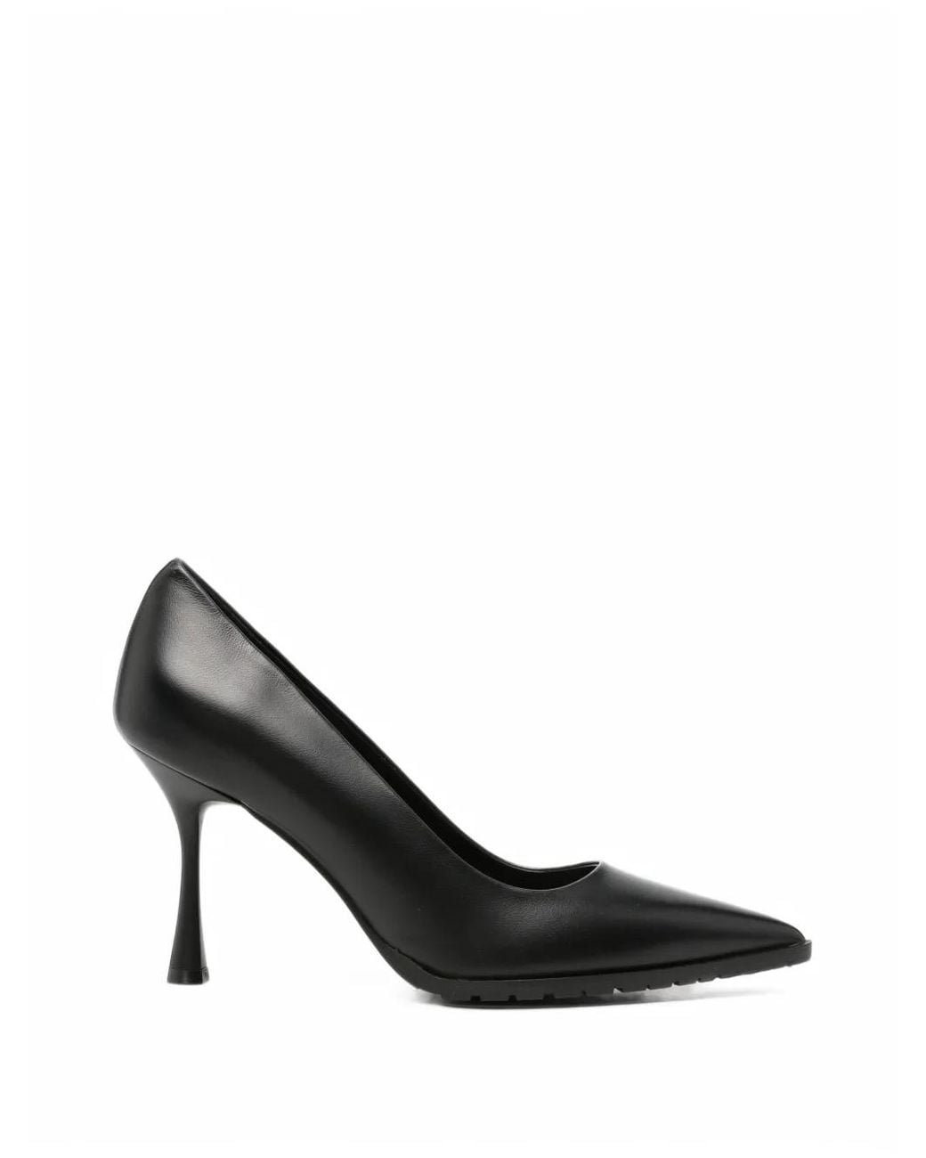 Fratelli Russo Black Gadena Pointed-Toe Pumps