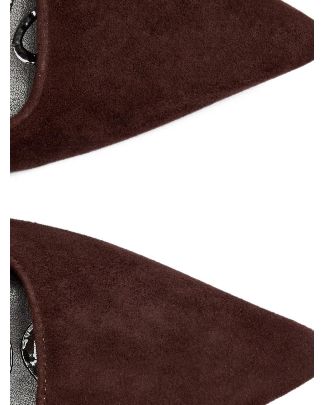Sam Edelman Brown Mules Margeaux À Talon