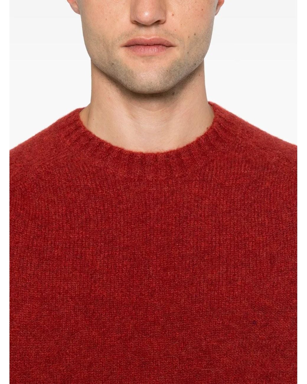 FILIPPO DE LAURENTIIS Red Pull À Encolure Ras Du Cou for men
