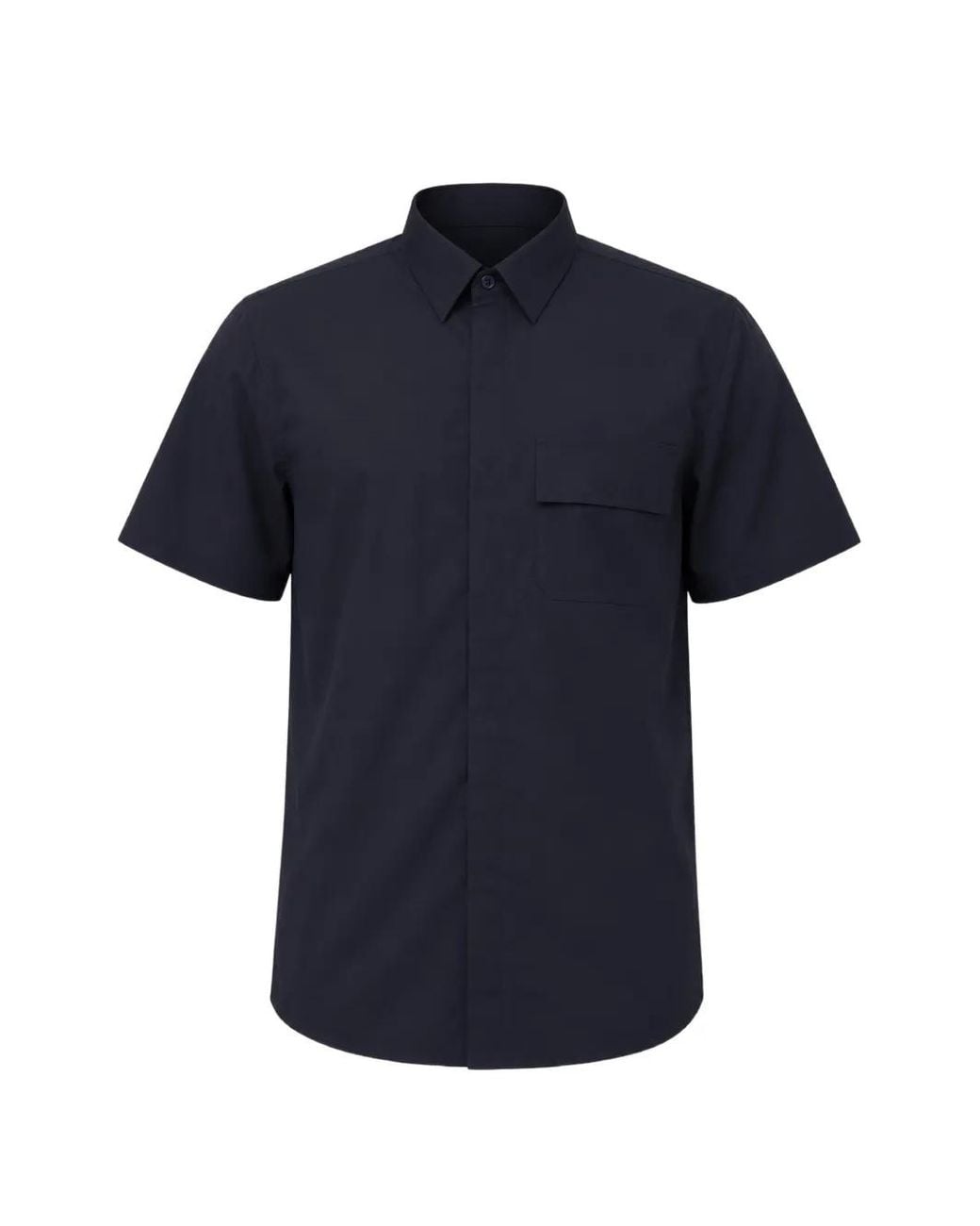 PT Torino Blue Chemise À Poche Plaquée for men