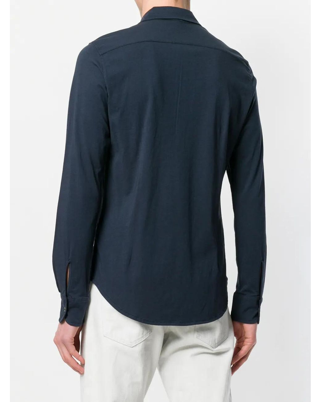 Aspesi Blue Slim Fit Shirt for men