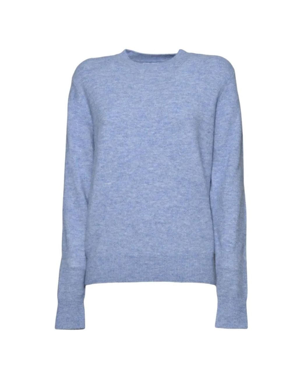 Mc2 Saint Barth Blue Sorbonne Stretch Yarn Sweater