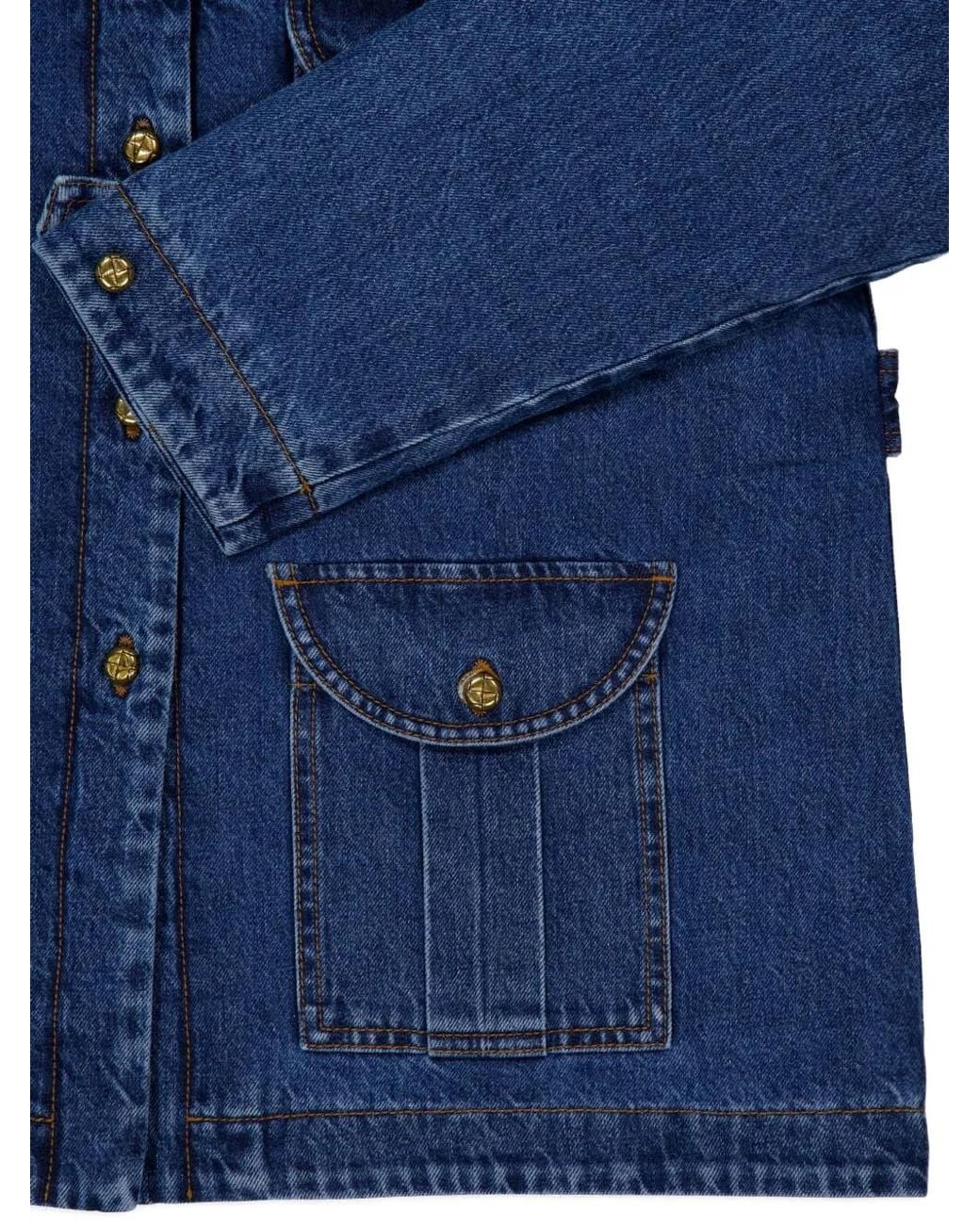 Blazé Milano Blue Sahariana Denim Jacket