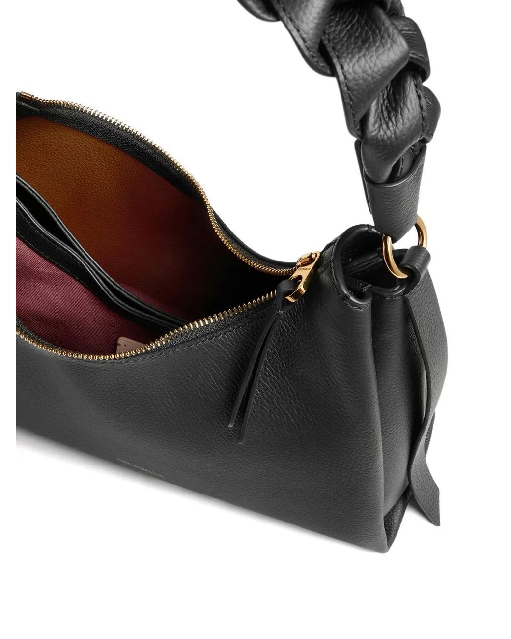 Coccinelle Black Small Boheme Shoulder Bag