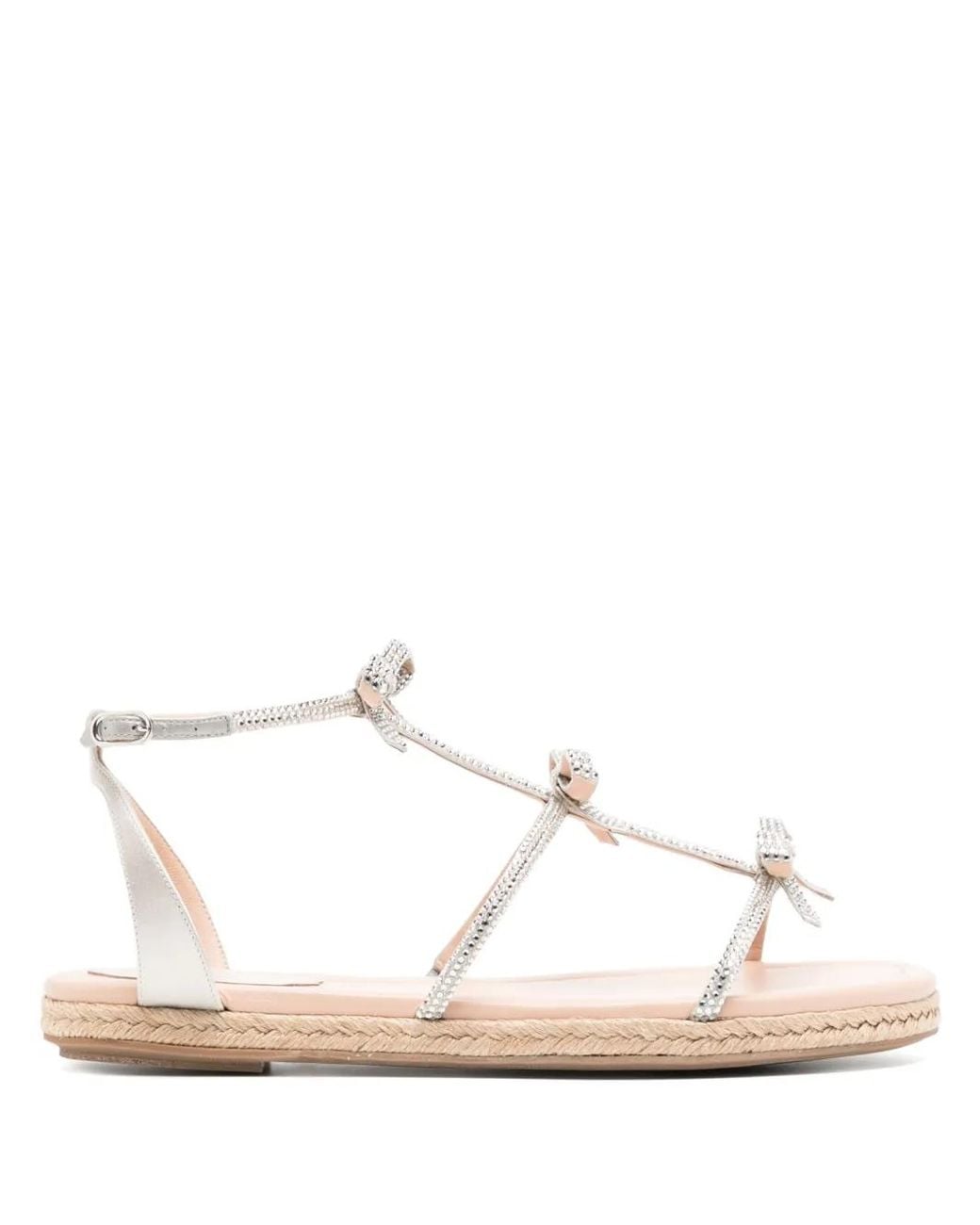 Rene Caovilla White Caterina Sandals