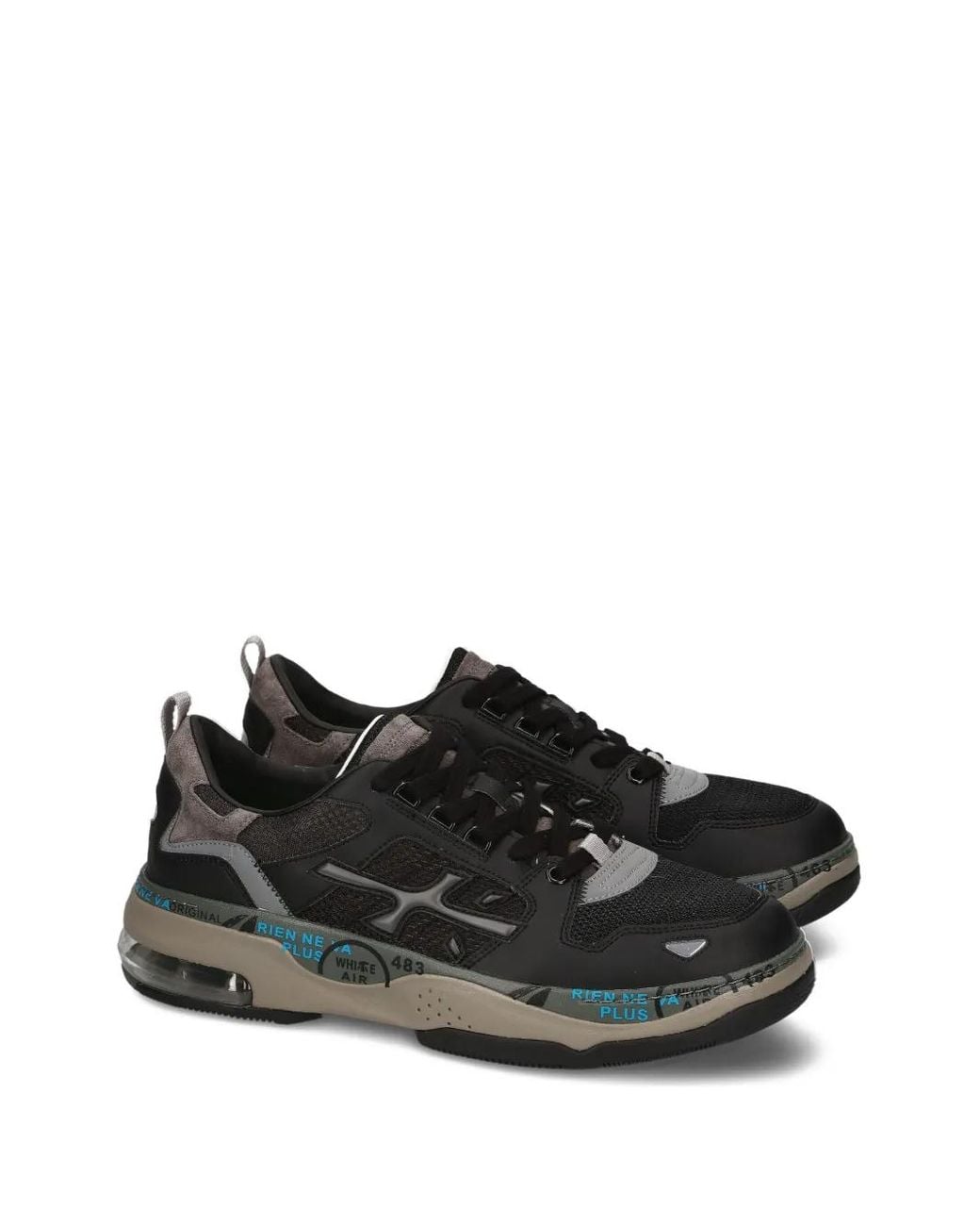 Premiata Black Sneakers for men