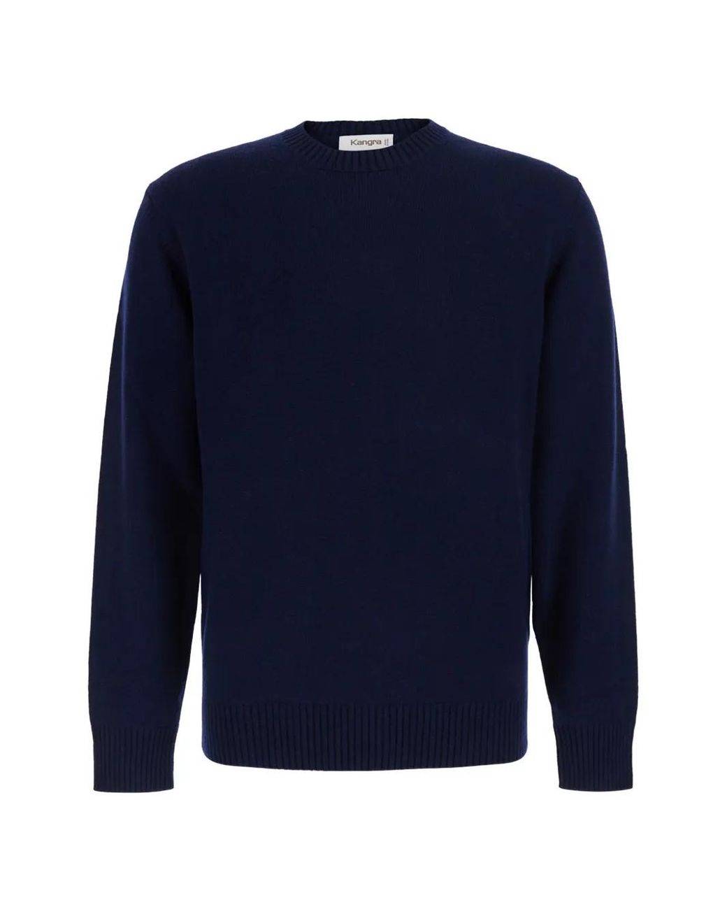 Kangra Blue Pull À Bords Côtelés for men