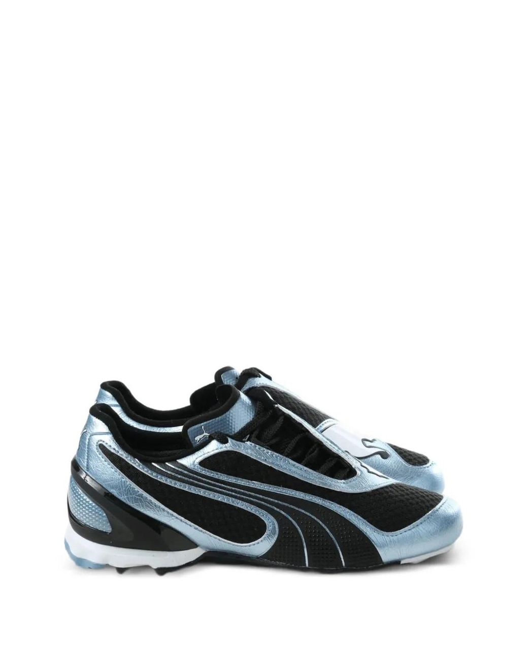 PUMA Black Baskets V-S1 À Design Métallisé