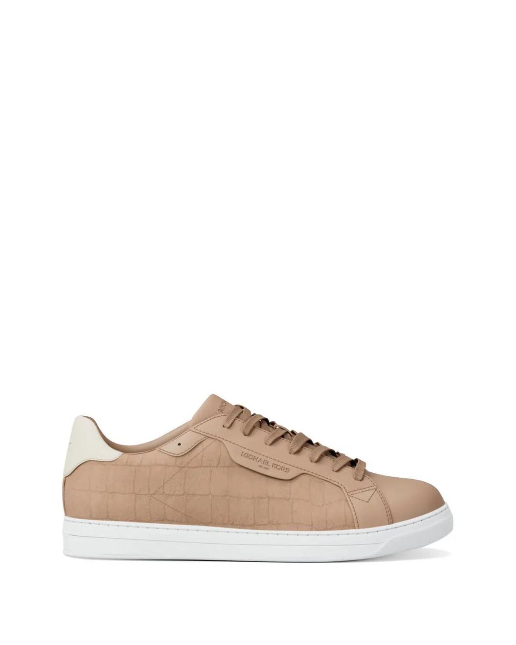 MICHAEL Michael Kors Brown Keating Leather Sneakers for men