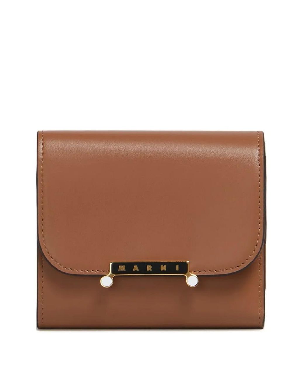 Marni Brown Leather Wallet