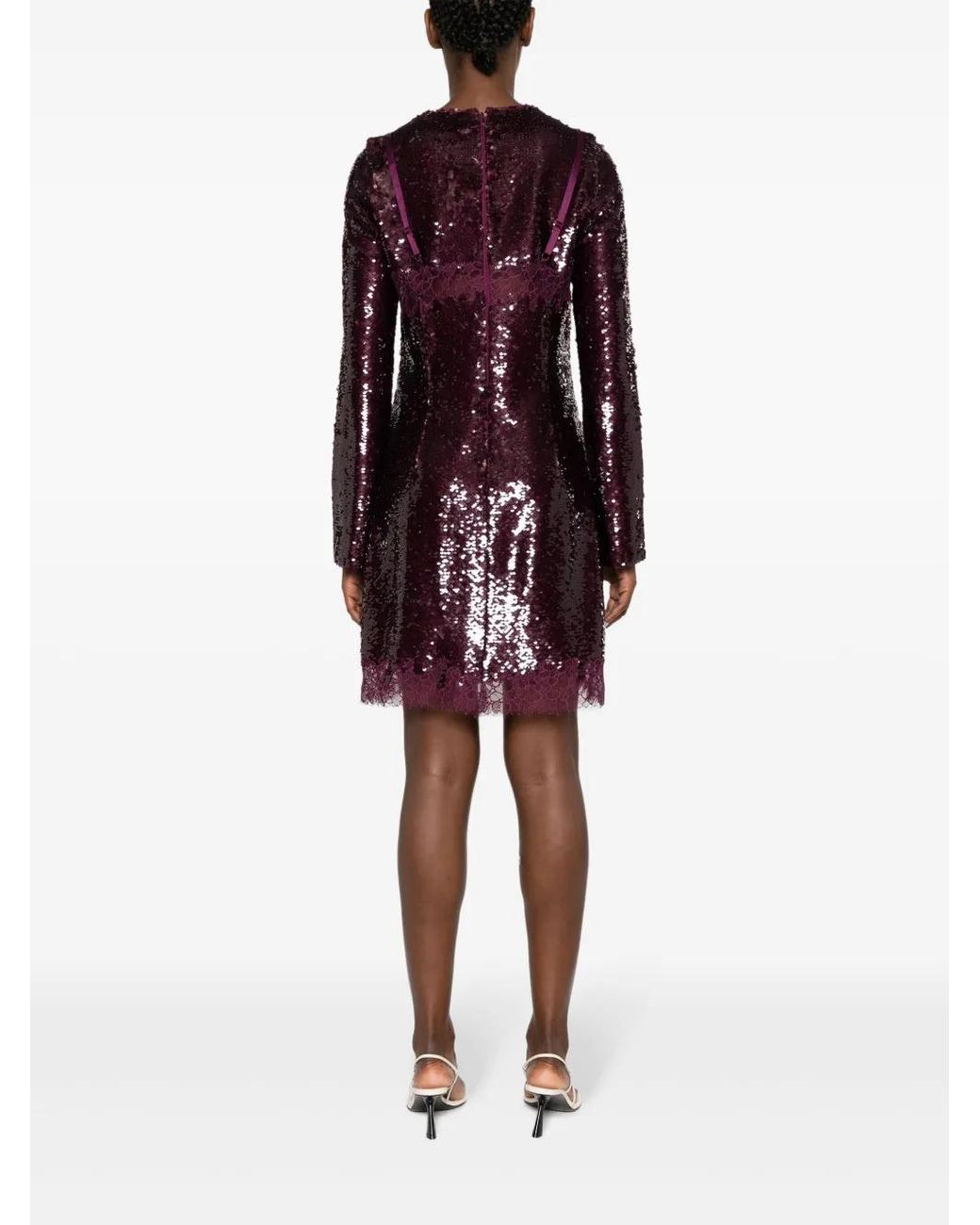 Jonathan Simkhai Brown Mako Sequinned Minidress
