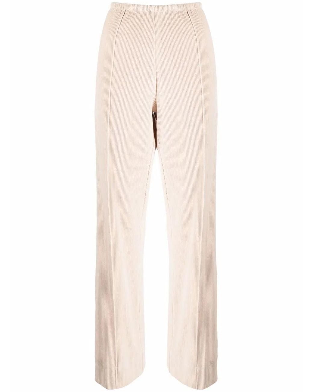Palm Angels Natural Trousers Beige