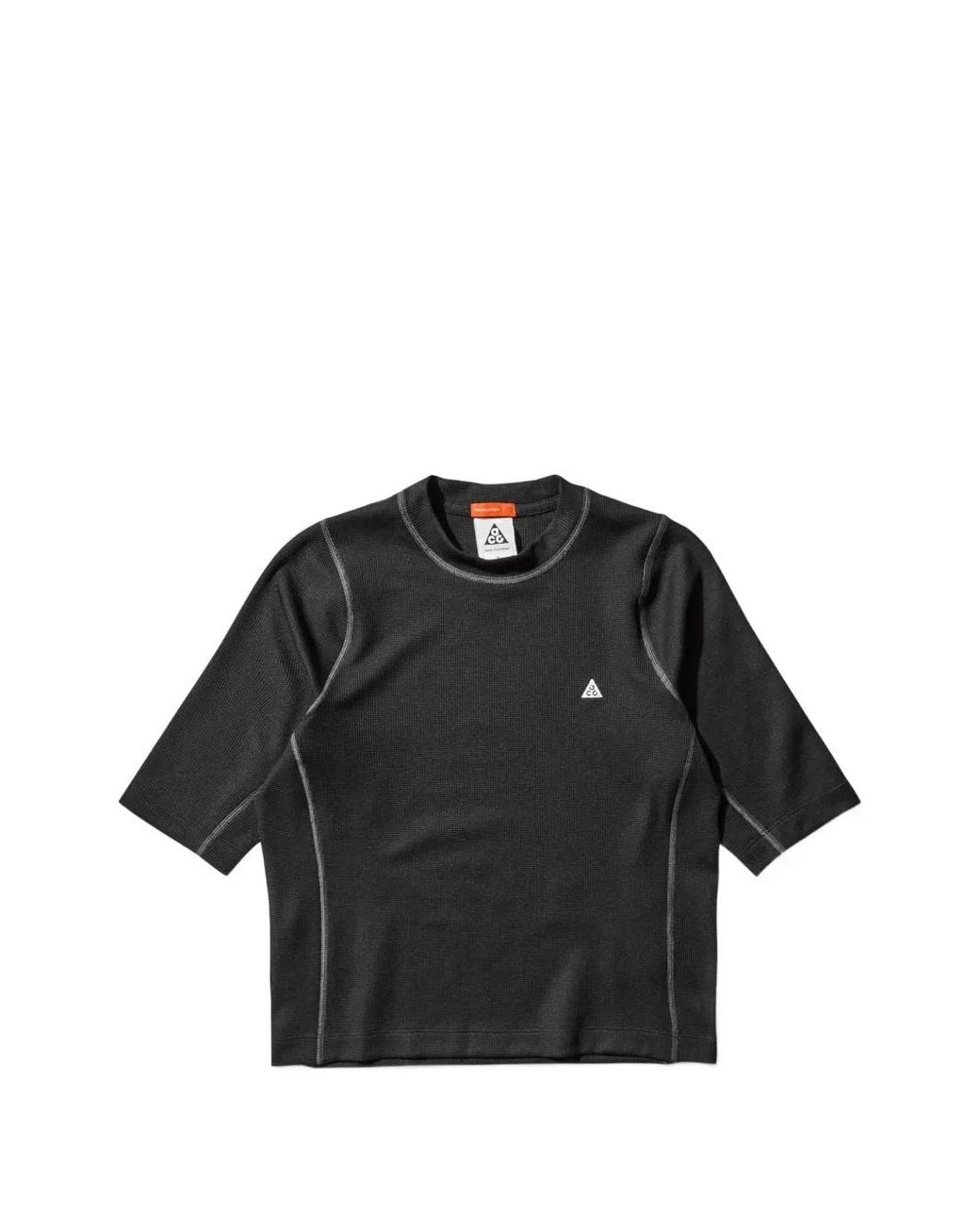 Nike Black T-Shirt À Logo Poitrine