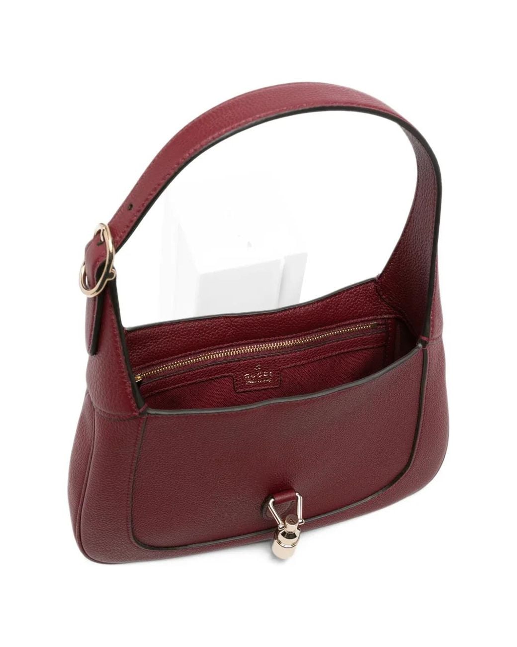 Gucci Purple Jackie 1961 Leather Shoulder Bag
