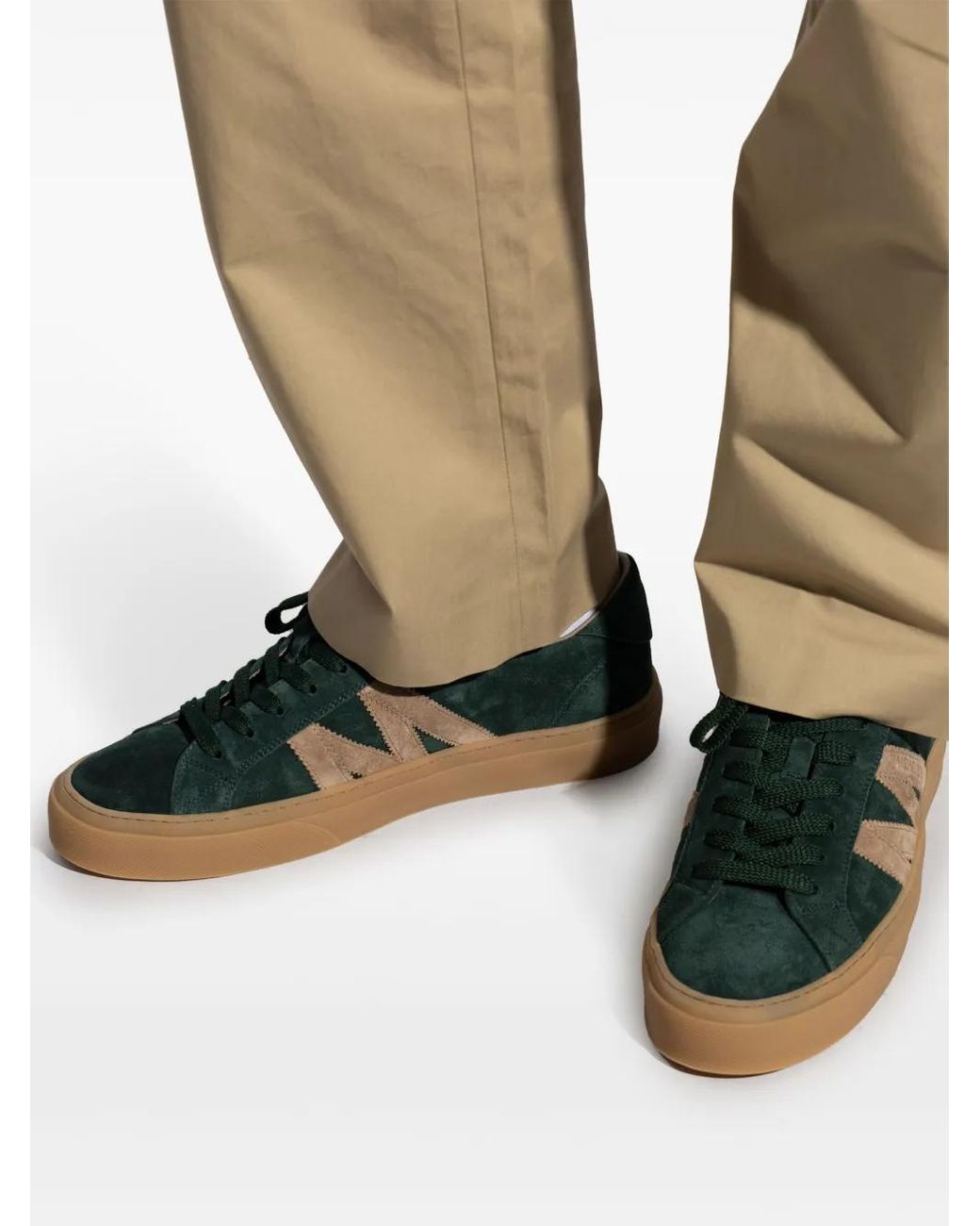 Moncler Green Sneakers for men