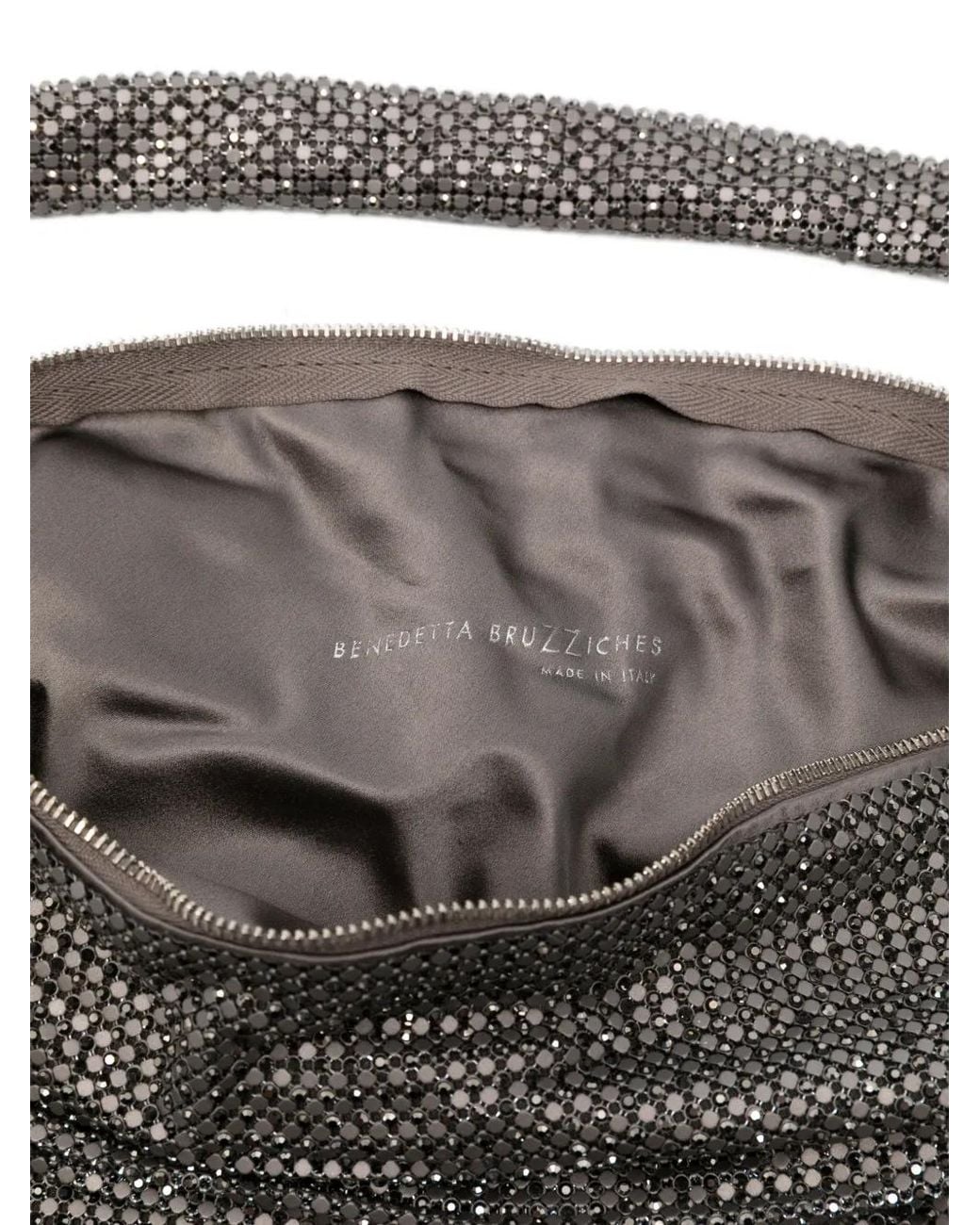 Benedetta Bruzziches Gray Ursula Shoulder Bag