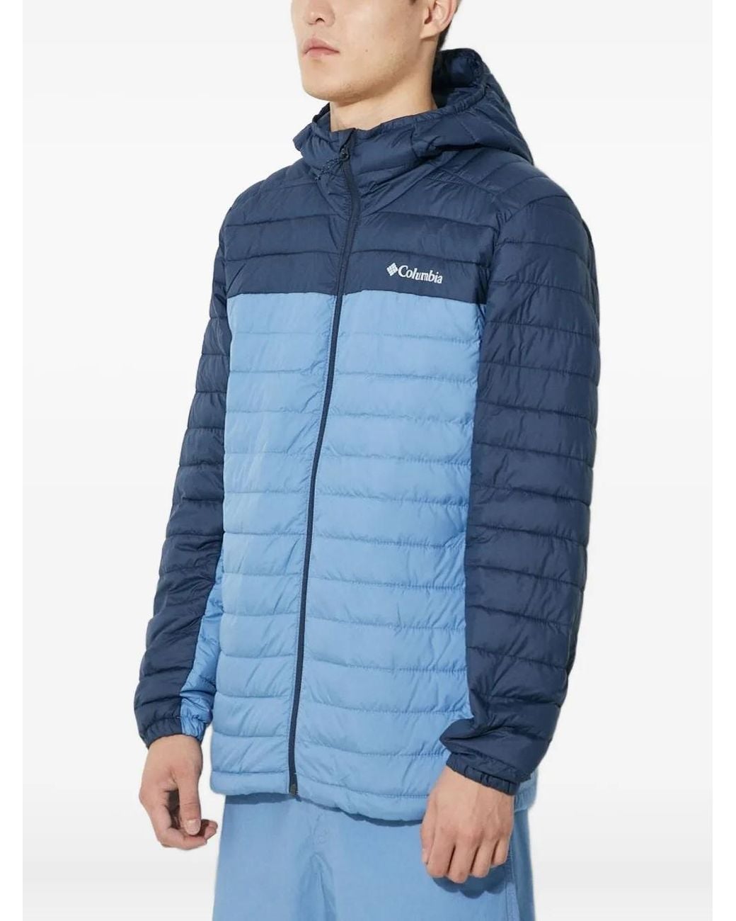 Columbia Blue Falls Hooded-Quilted Jacket for men