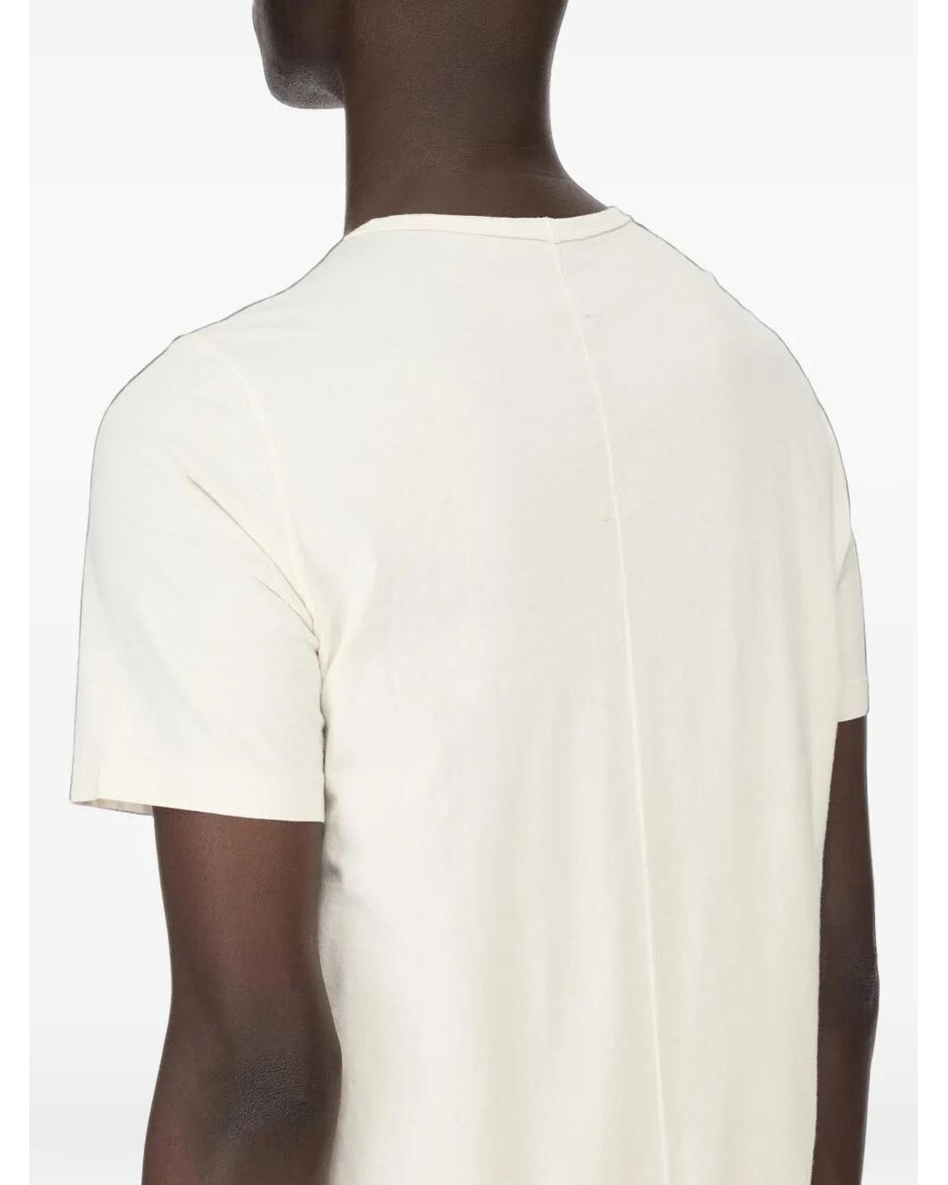 Rick Owens White Temple Level T-Shirt for men