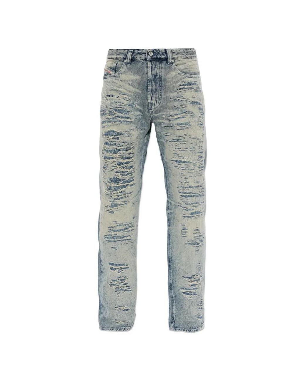 DIESEL Blue Relaxed Jeans Regular Waist 1980 D-Eeper for men
