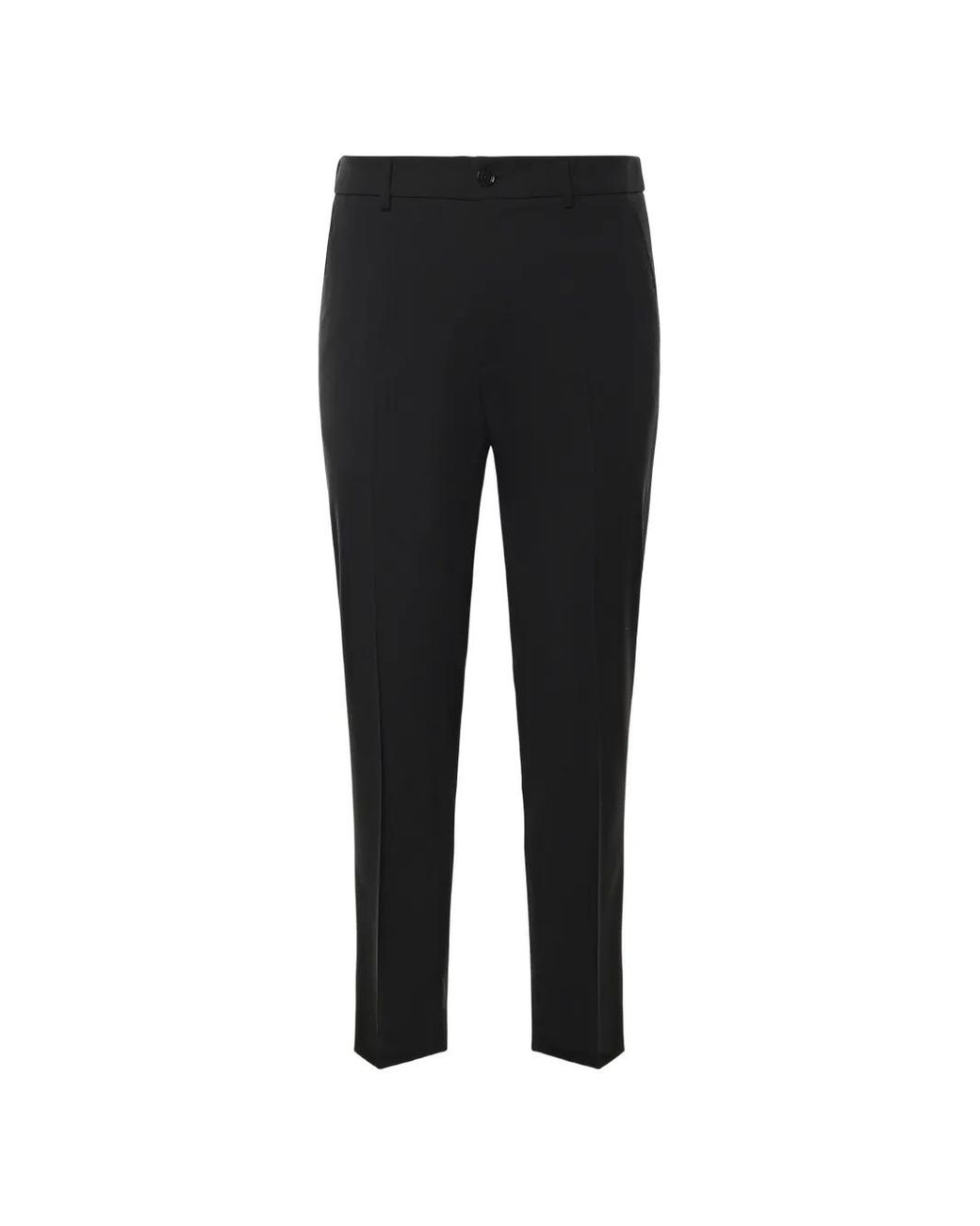 BE ABLE Black Elasticated-Waistband Tailored Trousers for men