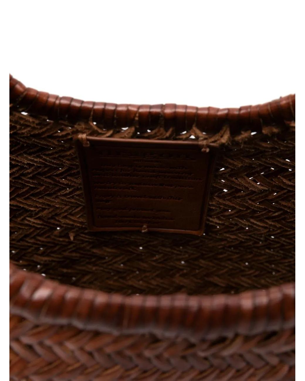 Borsa Tote Ns Diagonal Triple Jump di Dragon Diffusion in Brown