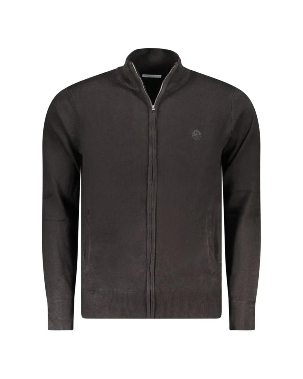 North Sails Cardigan Mit Logo-Patch in Black für Herren