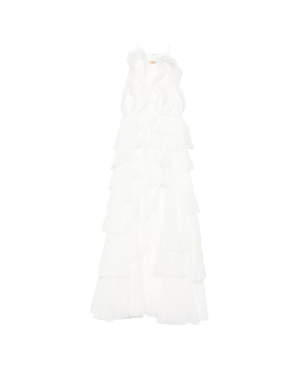 Aje. White Cleo Gown