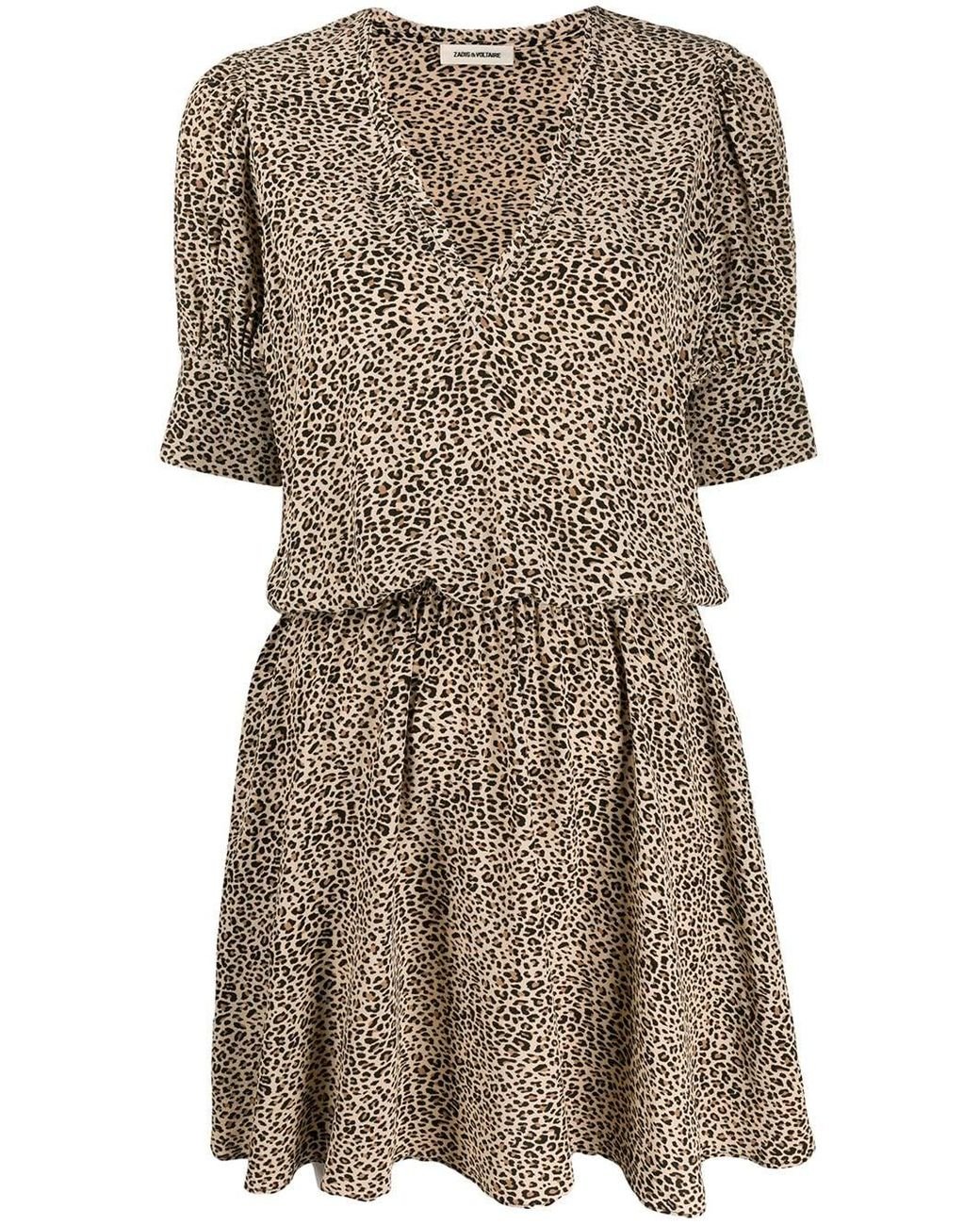 Zadig & Voltaire Russel Leopard-print Dress | Lyst