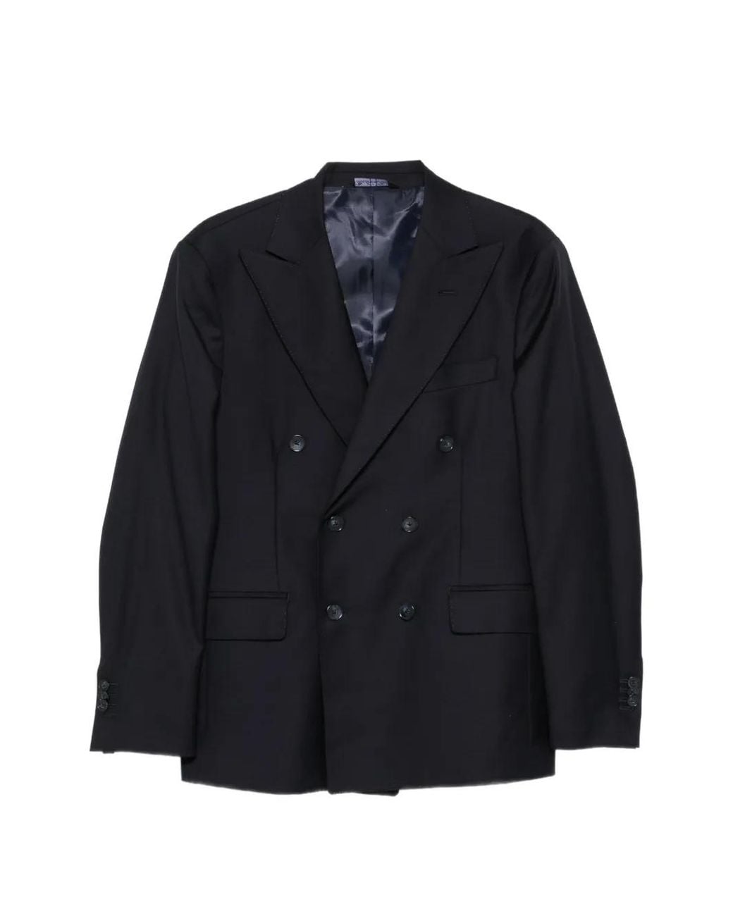 época Blue Costume À Veste À Boutonnière Croisée for men