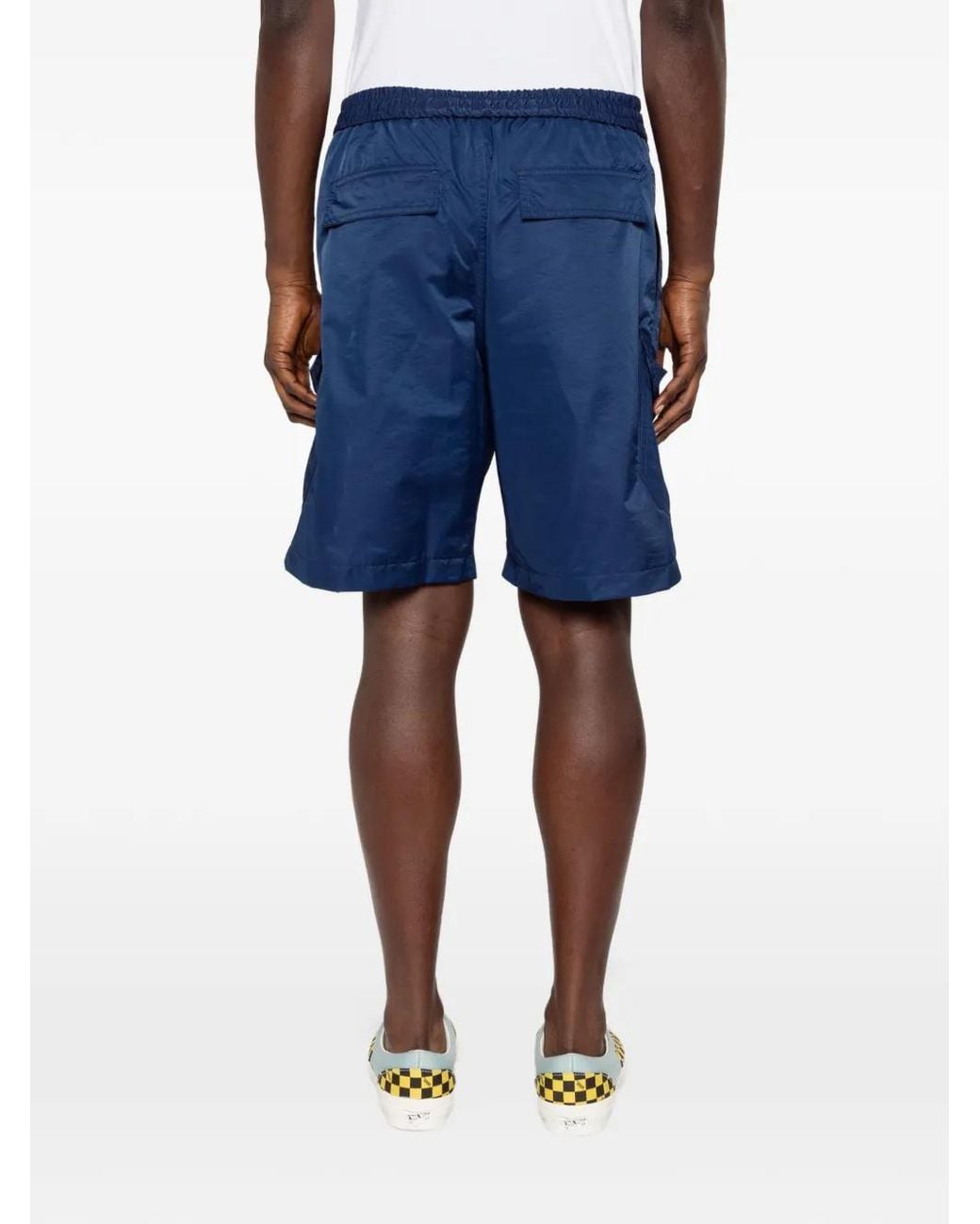 KENZO Shorts Mit Logo-Patch in Blue für Herren