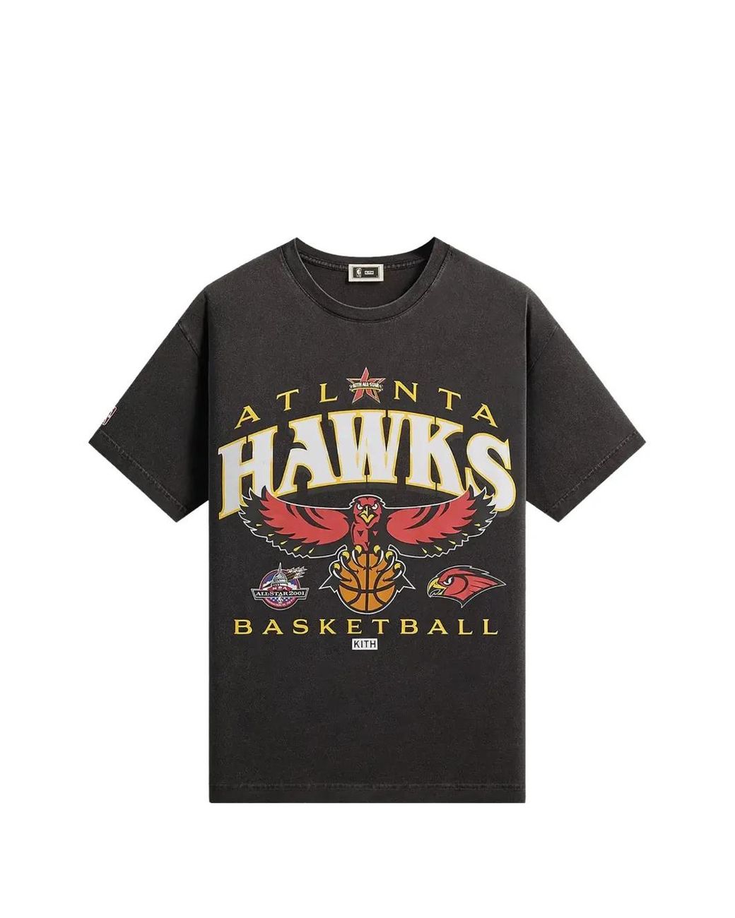 Kith Black Nba All-Star Atlanta Hawks T-Shirt for men