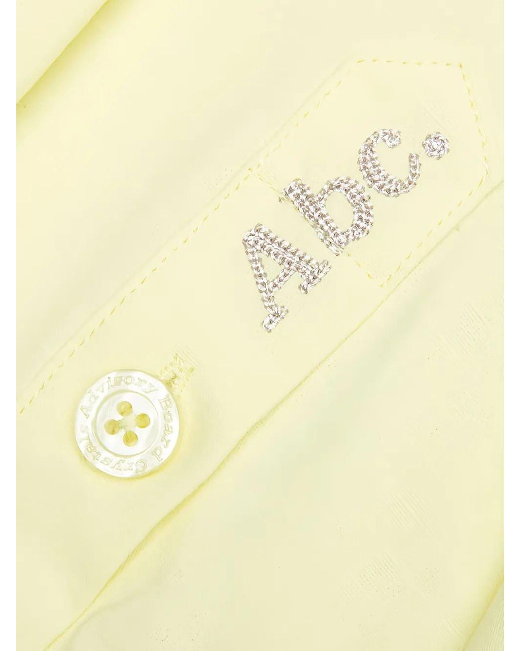 Advisory Board Crystals Natural Embroidered-Patchwork Shirt for men