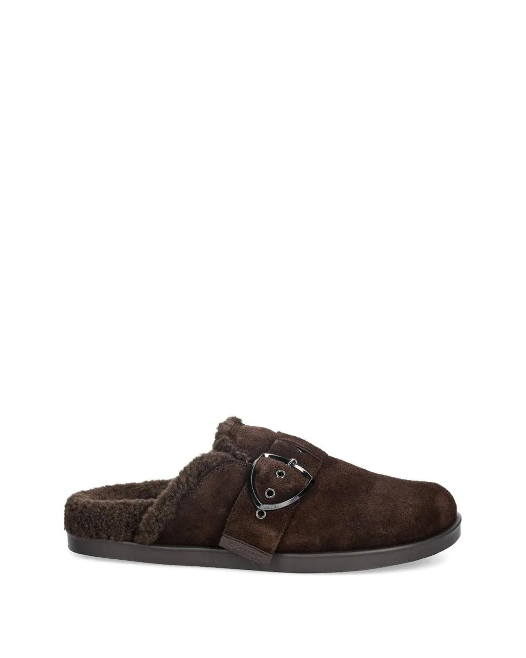 Blauer Brown Buckle-Strap Loafers